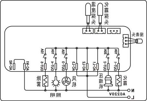 水果风幕柜交流触摸器接线，风幕柜接触器不吸合什么原因？